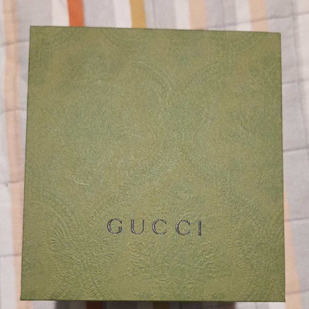 Gucci Olive Green Embossed Box